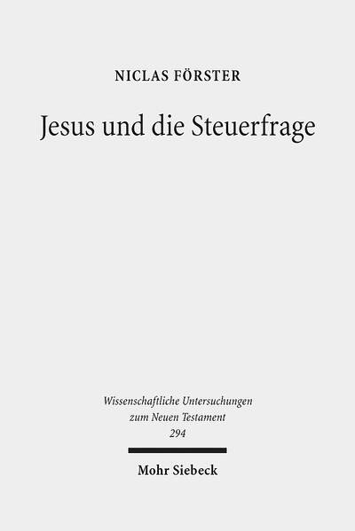 Seit dem Aufstand des Judas Galilaeus im Jahr 6 n. Chr. manifestierte sich der jüdisch-römische Konflikt maßgeblich in der Ablehnung der römischen Steuerforderungen. In diesem Zusammenhang vermittelt die Studie zu Jesu Antwort auf die Steuerfrage historisch fundierte Impulse für eine politische Lektüre neutestamentlicher Texte. Niclas Förster kontextualisiert die synoptische Zinsgroschenperikope im historischen und politischen Umfeld ihrer Zeit. In der Auslegung wird dabei mit bisher unberücksichtigtem Quellenmaterial exegetisches Neuland betreten. Herangezogen werden archäologische Zeugnisse wie Münz- und Papyrusfunde, bisher wenig erforschte Qumrantexte sowie eine neue patristische Quelle (mit wissenschaftlicher Erstedition), die unter anderem den Münzboykott jüdischer Aufständischer beleuchtet. Des Weiteren wird die Rezeptionsgeschichte des Zinsgroschenwortes von der möglichen Adaption in Röm 13,6-7 bis hin zum Thomasevangelium und P. Egerton 2 untersucht.