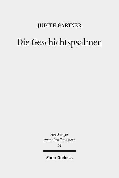 In der Theologie der späten Psalmen sammeln sich die großen Linien alttestamentlicher Theologie wie in einem Brennspiegel. Eine zentrale Fragestellung hierbei ist die Reflexion der eigenen Geschichte, die die in der Forschung als "Geschichtspsalmen" klassifizierten Psalmen 78, 105, 106, 135 und 136 zu ihrem Thema erheben. In je spezifischer Weise konstruieren die Geschichtspsalmen die Erinnerungen der "heilvollen Urzeit" von Exodus und Landnahme, um die eigene Gegenwart im Gebet neu zu deuten. Judith Gärtner erschließt diese identitätsformierende Funktion von Geschichte im Anschluss an den kulturwissenschaftlichen Diskurs über das "kollektive Gedächtnis". Vor dem Hintergrund der aktuellen Psalmenforschung erweisen sich die Geschichtspsalmen darüber hinaus als hermeneutische Schlüsseltexte im Psalter und werden im Blick auf die Komposition und Redaktion des Psalters ausgewertet. Damit eröffnet die Autorin neue Perspektiven auf die Entstehung und die Theologie des Psalters.