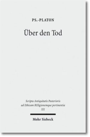 Der unter dem Namen Platons überlieferte, vermutlich aus dem späten 1. Jahrhundert v. Chr. stammende Dialog mit dem Titel 'Axiochos' beschäftigt sich mit der anthropologisch zeitlosen Frage, was mit dem Menschen nach seinem Tod geschieht: Der Philosoph Sokrates wird zum sterbenskranken Axiochos gerufen, der Todesangst hat. Sokrates soll ihm diese nehmen und bringt in das gemeinsame Gespräch zuerst vor allem epikureische Argumente ein. Axiochos ist nicht überzeugt. Erst als Sokrates Argumente Platons vorbringt, gelingt es Axiochos, die Todesfurcht endgültig zu überwinden und sich sogar auf den Tod zu freuen. In diesem Band wird der pseudo-platonische Dialog 'Axiochos' erstmals philologisch und philosophisch in den Kontext des im späten 1. Jahrhundert v. Chr. aufkommenden sogenannten 'Mittelplatonismus' eingebettet sowie die intensive Rezeption dieser'ars moriendi' in der Frühen Neuzeit behandelt.