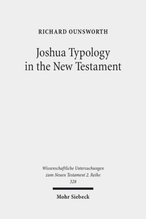 In this monograph Richard Ounsworth argues that the Letter to the Hebrews invites its audience to infer a typological relationship between Jesus and Joshua, son of Nun, with whom he shares a name. The author begins by developing a distinctive notion of typology emerging from within the New Testament and its use of the Old Testament, before applying it to Hebrews. Hebrews 3:7-4:11, through its exegesis of Psalm 95, sets up a typology between the audience and the Israelites as depicted in Numbers 13-14, and within this context Joshua typology has much explanatory power. Hebrews 11 develops the theme through the structure of its outline of salvation history, including two significant lacunæ: the crossing of the Jordan, and the person of Joshua. The crossing of the Jordan parallels the High Priest's passage through the veil of the sanctuary on the Day of Atonement, and both function as types of entry into God's rest and the inauguration of the new and eternal covenant.