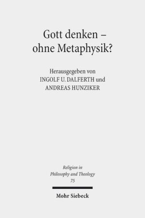 Die Metaphysik ist in weiten Kreisen der Philosophie und Theologie wieder salonfähig. Ob aber tatsächlich erledigt ist, was unter dem "Ende der Metaphysik" zu denken versucht wurde, wird gegenwärtig höchst kontrovers diskutiert: Schon was unter "Metaphysik" und "Metaphysikkritik" verstanden wird, ist umstritten. Erst recht aber scheiden sich die Geister an der Frage, ob das Ende der Metaphysik auch die Auflösung des Gottesgedankens bedeutet: Ist es wahr, dass Metaphysik treibt, wer Gott denkt? Geht es darum, schlechte Metaphysik durch bessere zu ersetzen oder ist das Setzen auf Metaphysik insgesamt als Irrweg des Denkens Gottes zurückzuweisen? Zu wenig wird bedacht, dass das Denken Gottes selbst Quelle und Kritik metaphysischen Denkens sein kann. Gerade deshalb ist zu klären, was es heisst, Gott nichtmetaphysisch oder metaphysikkritisch zu denken.