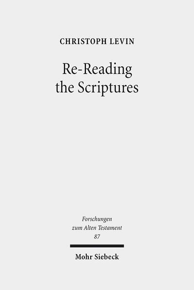 This volume contains 15 papers written by Christoph Levin between 2001 and 2011, four of them unpublished. One main focus is on the Pentateuch, mainly on the oldest comprehensive narrative source, the Yahwist, which was written at the beginning of the Jewish diaspora. One paper gives an outline of the features of this source as they emerge resulting from an inquiry into their redaction history. In addition the full text of the Yahwist's history is given in an English translation, the sources used by the editor being distinguished from the editorial text. Other papers deal with single stories of the Yahwist's history, such as the narrative of creation and fall in Gen 2-3, the story of Joseph's fate in Egypt in Gen 39, the story of the call of Moses in Exod 3, and the story of the miracle at the sea in Exod 14. A second focus is on the books of Kings, on their chronological structure as well as on the final two chapters 2 Kgs 24-25. The author deals with the prophetical books, in particular with the theology of the word of God in the book of Jeremiah and with the day of Yahweh within the book of Zephaniah. He also studies the Israelite religion in the time of the monarchy, the origins of biblical Covenant theology, and the Old Testament attitude to poverty. All the papers are based on a detailed investigation into the literary growth of the biblical text. The author shows that the Old Testament as we know it originated from a process of continual re-reading during the Second Temple period.