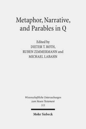 Research on Q has frequently been driven by questions addressing the legitimacy of the two-source hypothesis or by questions related to the reconstruction of this source. As such, Q scholarship has often viewed its tasks primarily through the lenses of source- and redaction-critical perspectives. The authors of this volume make a conscious effort to refocus, at least to a certain extent, discussions concerning Q from questions of reconstruction to narratival and metaphorical aspects of this text. Narrative elements such as space, time, characters, plot, etc. on the one hand, and metaphorical elements such as Bildfeldtradition, socio-historical aspects of the images employed, etc., on the other, can be recognized and examined even apart from a precise, verbal reconstruction of a text. Since parables are an especially fruitful area for such considerations, the parables found in Q receive particular emphasis and consideration. Along these lines, this publication is intended to provide not only new perspectives on old questions in Q scholarship (e.g., tradition-history, social context, tradents, etc.) but also to provide stimulus for new directions in the study of Q.