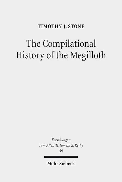 Timothy J. Stone explores the canonical shape of the third part of the Hebrew canon, the Writings, challenging the common assumption that the collection is an anthology of unrelated books. First he analyzes the formation and various orders for the Writings in antiquity. Conceptions of sacred literature differed in Judaism, but within temple circles, the Writings and the Hebrew canon were likely solidified prior to the end of the first century. Despite the consensus that there are a large number of orders for the Writings, there is only evidence of the Masoretic and the Talmudic orders prior to the twelfth century. Stone also examines the books of the "Megilloth" for signs of their compilation, especially Ruth and Esther. He concludes that the codification of the "Megilloth" into a collection is integral to the canonical process and preserved in the shape of the Writings' ancient arrangements.