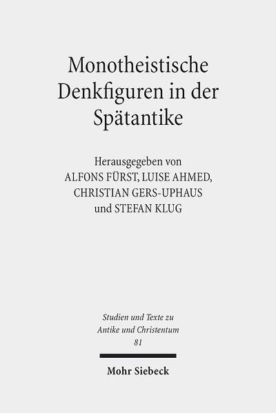 Monotheistische Gottesvorstellungen haben über einen langen Zeitraum hinweg das Religionsverständnis des christlich geprägten Europa beherrscht. Für die frühen Christen gehörte das vom Judentum übernommene monotheistische Gottesbild elementar zu ihrem Selbstverständnis. Aus dem Blick gerät dabei, dass auch in der polytheistischen antiken Kultur monotheistische Tendenzen zu beobachten sind, die in der Forschung unter dem Phänomen 'paganer Monotheismus' diskutiert werden. Die Beiträge des vorliegenden Bandes analysieren monotheistische Konzepte, Argumentationen und Modelle anhand ausgewählter Werke spätantiker Autoren. Dabei werden wichtige Aspekte monotheistischer Denkfiguren erörtert, in denen die Entwicklung des komplexen antiken Monotheismus sowohl in christlichen als auch in 'paganen' Texten Ausdruck gefunden hat.