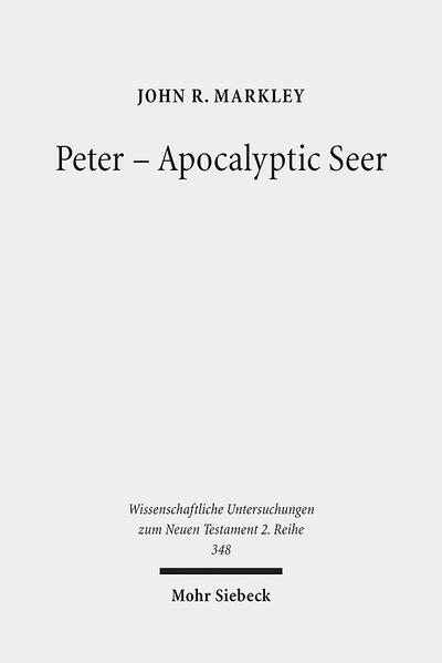 In this study, John R. Markley argues that the generic portrayal of apocalyptic seers, which he reconstructs through an analysis of fourteen Jewish and Christian apocalypses, shaped Matthew's portrayal of Peter. This influence of the apocalypse genre has come to bear on the Matthean Peter indirectly, through Matthew's appropriation of Markan and Q source material, and directly, through Matthew's redaction and special material. This suggests that Matthew has portrayed Peter, in part, as an apocalyptic seer who was an exclusive recipient of mysteries about Jesus and mysteries mediated by Jesus. In other words, Matthew primarily conceived of Peter as a recipient of revelation, analogously to the venerated seers portrayed in the apocalypses of the Second Temple period. Markley states that these conclusions require substantial revision to the predominant scholarly estimations of the Matthean Peter, which mainly hold him to be a typical or exemplary disciple.