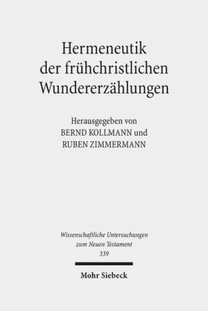 Der vorliegende Sammelband zur Hermeneutik der frühchristlichen Wundererzählungen bündelt den aktuellen Forschungsstand und führt die Diskussion weiter. Neben der Erörterung von Grundfragen werden die frühchristlichen Wundergeschichten vor dem Hintergrund ihres antiken Umfelds beleuchtet. Dabei kommen auch religionsgeschichtliche Aspekte (Wunder im Kaiserkult