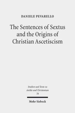Daniele Pevarello analyzes the Sentences of Sextus, a second century collection of Greek aphorisms compiled by Sextus, an otherwise unknown Christian author. The specific character of Sextus' collection lies in the fact that the Sentences are a Christian rewriting of Hellenistic sayings, some of which are still preserved in pagan gnomologies and in Porphyry. Pevarello investigates the problem of continuity and discontinuity between the ascetic tendencies of the Christian compiler and aphorisms promoting self-control in his pagan sources. In particular, he shows how some aspects of the Stoic, Cynic, Platonic and Pythagorean moral traditions, such as sexual restraint, voluntary poverty, the practice of silence and of a secluded life were creatively combined with Sextus' ascetic agenda against the background of the biblical tradition. Drawing on this adoption of Hellenistic moral traditions, Pevarello shows how great a part the moral tradition of Greek paideia played in the shaping and development of self-restraint among early Christian ascetics.