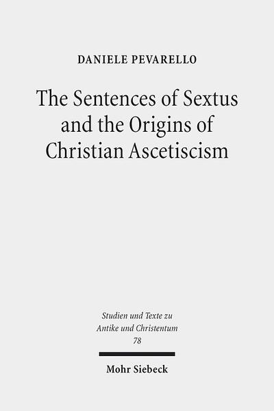 Daniele Pevarello analyzes the Sentences of Sextus, a second century collection of Greek aphorisms compiled by Sextus, an otherwise unknown Christian author. The specific character of Sextus' collection lies in the fact that the Sentences are a Christian rewriting of Hellenistic sayings, some of which are still preserved in pagan gnomologies and in Porphyry. Pevarello investigates the problem of continuity and discontinuity between the ascetic tendencies of the Christian compiler and aphorisms promoting self-control in his pagan sources. In particular, he shows how some aspects of the Stoic, Cynic, Platonic and Pythagorean moral traditions, such as sexual restraint, voluntary poverty, the practice of silence and of a secluded life were creatively combined with Sextus' ascetic agenda against the background of the biblical tradition. Drawing on this adoption of Hellenistic moral traditions, Pevarello shows how great a part the moral tradition of Greek paideia played in the shaping and development of self-restraint among early Christian ascetics.