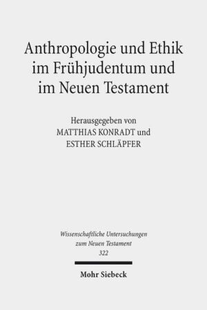 Nicht nur im antiken Judentum, sondern auch im entstehenden Christentum spielen ethische Aspekte eine maßgebliche Rolle. Fragt man nach der Einbettung ethischer Orientierungen in weltanschauliche Grundüberzeugungen, verdient die Korrelation von Anthropologie und Ethik besondere Aufmerksamkeit. Ethischen Orientierungen liegen-in den frühjüdischen wie neutestamentlichen Texten häufig implizit bleibende-anthropologische Prämissen zugrunde. Dem korrespondiert, dass die Plausibilität ethischer Überzeugungen ganz wesentlich davon abhängt, ob diese durch ein entsprechendes Menschenbild getragen und unterstützt werden oder nicht. Auf dieser Basis untersucht der vorliegende Sammelband, der die Ergebnisse eines Symposiums dokumentiert, das in Verbindung mit dem Projekt Corpus Judaeo-Hellenisticum Novi Testamenti im Mai 2012 im Internationalen Wissenschaftsforum Heidelberg stattfand, zentrale anthropologische und ethische Themen, die im Sinne wechselseitiger Wahrnehmungen jeweils paarweise aus einer frühjüdischen und einer neutestamentlichen Perspektive beleuchtet werden. Das Themenspektrum reicht vom Motiv der Gottebenbildlichkeit des Menschen über die Frage nach der Sünde und dem Umgang mit Gewalt sowie über Aspekte der Sexual- und Besitzethik und das Verhalten gegenüber Notleidenden bis hin zum "Ende des Menschen". Ergänzend reflektieren übergreifende Beiträge zum einen methodisch den "Dialog" zwischen frühjüdischen und neutestamentlichen Schriften, zum anderen thematisch die anthropologische und ethische Bedeutung von Menschenwürde und -pflichten, Konversionserfahrungen und der menschlichen Ernährung.