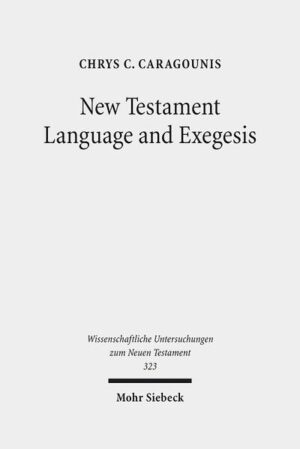 A sequel as well as an advance on the author's study The Development of Greek and the New Testament (WUNT 167), Chrys C. Caragounis applies the diachronic or holistic approach to the exegesis of the New Testament in this volume. He takes up for discussion a number of grammatico-syntactical areas of the New Testament and shows that previous exegesis, misguided by a myopic view of and approach to the Greek language, has not infrequently played havoc with the meaning and interpretation of its text. He studies the language of the New Testament in the light of historical developments that changed Greek from classical to 'Hellenistic', then to Byzantine, and finally to Neohellenic. These explain the oddities or peculiarities of the New Testament Greek, showing them to be a part of a much larger process at modernizing the language. By drawing upon the whole linguistic evidence available, the reader is led to a more genuine, more correct understanding of the New Testament text.