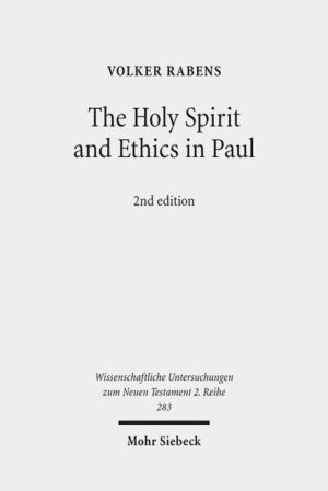 Volker Rabens answers the question of how, according to the apostle Paul, the Holy Spirit enables religious-ethical life. In the first part of the book, the author discusses the established view that the Spirit is a material substance which transforms people ontologically by virtue of its physical nature. In order to assess this "Stoic" reading of Paul, the author examines all the passages from the Hebrew Bible, early Judaism, Hellenism and Paul that have been put forward in support of this concept of ethical enabling. He concludes that there is no textual evidence in early Judaism or Paul that the Spirit was conceived as a material substance. Furthermore, none of these or any of the Graeco-Roman writings show that ethical living derives from the transformation of the "substance" of the person that is imbued with a physical Spirit. The second part of the study offers a fresh approach to the ethical work of the Spirit which is based on a relational concept of Paul's theology. Rabens argues that it is primarily through initiating and sustaining an intimate relationship with God the Father, Jesus Christ, and with the community of faith that the Spirit transforms and empowers people for ethical living. The author establishes this thesis on the basis of an exegetical study of a variety of passages from the Pauline corpus. In addition, he demonstrates that Paul lived in a context in which this dynamic of ethical empowering was part of the religious framework of various Jewish groups. Reviews of the first edition: "Rabens's book is a model of thorough research, lucid argument, and careful exegesis." Peter Orr in Themelios 35 (2010), pp. 452-455 "Overall Rabens has provided us with a fascinating and convincing account of how the process of 'walking in the Spirit' takes place." Gary W. Burnett in Journal for the Study of the New Testament 33.5 (2011), p. 84 "To conclude, I recommend this monograph for three reasons. One, it is truly a 'model' thesis in that it accomplishes its aims with clarity and simplicity. Secondly, it provides an excellent survey of Pauline pneumatology and ethics. Lastly, another benefit of this monograph is the intentional bridging of continental and English NT scholarship." Carsten Lotz in LST-InSight Spring 2011, p. 17 "This is a beautifully written book, detailed, stimulating and fresh. Its central thesis is strongly argued and makes an important contribution to understanding Paul's ethics, theology and pneumatology." Jane Heath in The Expository Times 123 (2011), p. 138 "R.'s study is remarkably comprehensive and well-informed." Gitte Buch-Hansen in Theologische Revue 108 (2012), pp. 118-119 "Rabens's relational approach is carefully argued and will be of particular use to specialists in Pauline pneumatology and ethics, although the implications ... will cause this study to be of interest to other specializations within Pauline studies in particular and biblical studies in general (e.g., cosmology, anthropology, soteriology)." Matthew P. O'Reilly in Religious Studies Review 38 (2012), pp. 20-21 "And here is the strength Rabens' work offers us. Not only is The Holy Spirit and Ethics in Paul the work of a competent Neutestamentler who is able to realistically place Paul in both his traditional and contemporary context, but it is also a model of what effective biblical theology can offer the Church in a wider conversation." Mark Saucy in Journal of Biblical and Pneumatological Research 4 (2012), pp. 109-122 "Overall, R. provides a fascinating and convincing account of the work of the Spirit in the ethical transformation of the individual." Archie T. Wright in Journal for the Study of Judaism 44 (2013), pp. 117-118 "Systematisch klar, begrifflich hochpräzise und mit einem Interesse weckenden Spannungsbogen im Aufbau seiner Arbeit nähert sich Rabens einem 'Glaubensthema' und beschreitet dabei den Weg von der Frage zu den Texten. … Von der Gründlichkeit des Autors zeugt schließlich ein über 50-seitiger Appendix, der die Forschungsgeschichte der letzten 140 Jahre zum Thema 'Paulus und Ethik' aufarbeitet." Hildegard Scherer in Biblische Zeitschrift 56 (2012), S. 306 "In der Paulus-Forschung wird die Beziehungs-Dimension in jüngerer Zeit zu Recht stärker wahrgenommen. In diesem Rahmen bietet Rabens' Arbeit eine wichtige und meines Erachtens notwendige Auseinandersetzung mit einem Paradigma der Paulus-Forschung, die zu Korrekturen nötigt." Stefan Schreiber in Biblische Notizen 152 (2012), S. 141