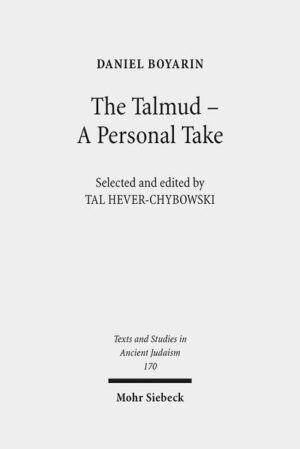 This collection of Daniel Boyarin's previously uncollected essays on the Talmud represents the different methods and lines of inquiry that have animated his work on that text over the last four decades. Ranging and changing from linguistic work to work on sex and gender to the relations between formative Judaism and Christianity to the literary genres of the Talmud in the Hellenistic context, he gives an account of multiple questions and provocations to which that prodigious book gives stimulation, showing how the Talmud can contribute to all of these fields. The book opens up possibilities for study of the Talmud using historical, classical, philological, anthropological, cultural studies, gender, and literary theory and criticism. As a kind of intellectual autobiography, it is a record of the alarums and excursions of a life in the Talmud.