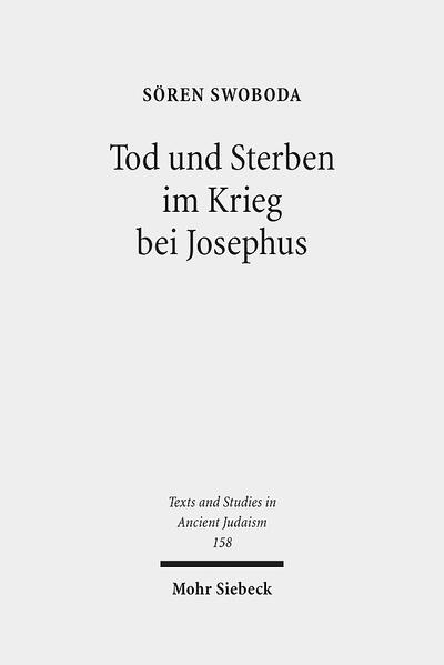 Zunehmend rückt Josephus als Autor in den Fokus der Erforschung seiner Werke. Eine Monographie, die sich als Hauptgegenstand den Intentionen von Bellum und Antiquitates widmet, steht aber noch aus. Sören Swoboda nähert sich der Frage anhand von fünf Themen an, die mit der Darstellung von "Tod und Sterben im Krieg" verknüpft sind. Ausgehend von der Beobachtung, dass Josephus diese Themen als Träger zentraler Werkintentionen funktionalisiert und ein Vergleich mit griechisch-römischen Geschichtswerken entscheidende Einblicke in seine textpragmatische Ausrichtung gewährt, weitet Sören Swoboda am Ende des Buches seinen Blick und entwickelt umfassende Thesen zu den Intentionen von Bellum und Antiquitates und ihrer Einordnung in die antike Geschichtsschreibung. Darüber hinaus bietet er jedem, der sich über die antike Darstellung von "Tod und Sterben im Krieg" informieren möchte, vollständige Textstellensammlungen und überblicksartige Zusammenfassungen.