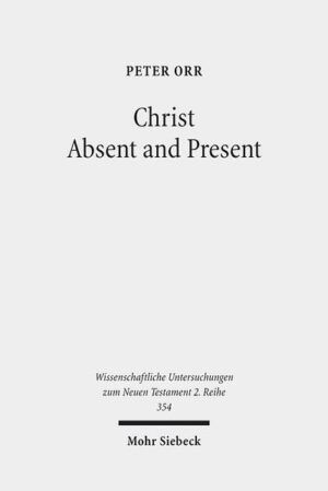 In his letters, the Apostle Paul can express both the confidence that Christ dwells in the believer (Rom. 8:10) and the longing for Christ to return so that believers can finally be united with him (1 Thess. 4:17). Peter Orr develops the case that this under-explored relationship between the presence and absence of Christ sheds important light on Paul's Christology. In the first part of this book he examines how two of the 20th century's leading Pauline scholars (Albert Schweitzer and Ernst Käsemann) express almost precisely opposite views regarding the nature of this relationship. Using their polarity as an entry-point, he then turns to examine Paul's letters. Firstly, he considers Paul's expression of the absence of Christ, particularly in relationship to the body of Christ. Finally, Orr looks at different modes of Christ's presence across Paul's letters and how these relate to his absence.