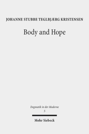 In this book, Johanne Stubbe Teglbjærg Kristensen analyses the relationship between body and hope. She critically investigates the eschatologies of Paul Tillich, Jürgen Moltmann and Wolfhart Pannenberg from the perspective of the phenomenology of the body represented by Maurice Merleau-Ponty. By focusing on the eschatological challenge of the body through a thematization of the issue of continuity, the author constructively interprets the classic eschatological themes of death, resurrection, judgement and the Second Coming. She shows how the classic eschatological issues of the relationship between time and eternity, as well as of the relationship between the individual and the community require new conceptions. By taking the phenomenology of the body into consideration, Teglbjærg Kristensen suggests both a new eschatological approach and a new conception of eschatology.