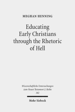 In this book, Meghan Henning explores the rhetorical function of the early Christian concept of hell. Building upon classical rhetorical techniques and the descriptions of Hades in Greek and Roman literature, she contends that the ancient Christian concept of hell was developed as a part of a distinctively Christian paideia. She traces the history of this interpretive process, illustrating the ways in which early Christians drew upon the Greek and Roman system of ethical and cultural education, to create and maintain their own culture. By doing this the author demonstrates that Matthew's gospel is the nexus in which early Christian ideas about eternal punishment begin to crystallize, and becomes the focal point for later apocalyptic and patristic authors who interpret and reshape Matthew's "weeping and gnashing of teeth" in a variety of pedagogical contexts.