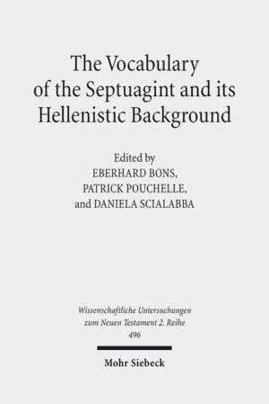 This volume precedes the projected Historical and Theological Dictionary of the Septuagint which is to offer historical studies of Septuagint words, retracing their usage from early authors, over koine Greek and the translation itself, into Jewish-Hellenistic and early Christian literature. The earliest of these phases were the object of a several workshops held between 2013 and 2017, the proceedings of which now appear in this book. The papers focus on the following key questions: what can we say about the meaning, the usage and the semantic development of Greek words attested in the Septuagint
