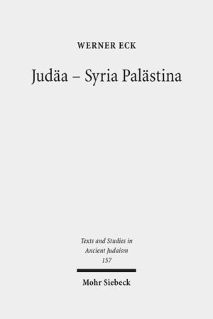 Die hier versammelten Aufsätze von Werner Eck sind im Laufe von mehr als zwei Jahrzehnten verfasst worden, vor allem im Kontext der Erarbeitung eines Inschriftenwerks (Corpus Inscriptionum Iudaeae/Palaestinae), das alle Inschriften erfasst, und zwar in allen Sprachen, die in der Zeit von Alexander d. Gr. (letztes Drittel des 4. Jh. v. Chr.) bis zur Eroberung dieser Region durch die Muslime 640 n. Chr. für Aufzeichnungen verwendet wurden. Der Schwerpunkt der Aufsätze liegt auf den inschriftlichen Texten, die mit den Trägern der römischen Politik und Administration verbunden sind, den Statthaltern, Prokuratoren und dem Heer, oder die sich mit der staatlichen Macht und deren Einfluss auf Leben und Kultur befassen, somit vor allem mit lateinischen oder griechischen Texten, den beiden Herrschaftssprachen in Judäa. Werner Eck analysiert verschiedene Texte in ihrer Einzelwirkung, andere vor allem im Hinblick auf ihre Wirkung in der Kommunikation mit den Untertanen
