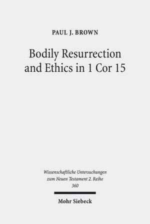 New Testament scholars have long recognized a relationship between the future resurrection and ethics. Paul J. Brown contributes to this ongoing discussion by tracing Paul's logic for connecting the moral imperatives in 1 Cor 15 to the bodily resurrection. The author examines the afterlife belief system of the resurrection-deniers and proposes that their eschatology was informed by Greco-Roman mythology. This enabled the Corinthians to embrace the bodily resurrection of Jesus as a hero and reject the prospect of their own. Brown suggests that Paul strategically leveraged their Greco-Roman thinking in his discussion of the resurrection to argue that their in-Christ status made them partakers of the Messiah's beatific afterlife, and that the Greco-Roman practice of patron emulation should motivate them to live in imitation of the heavenly man.