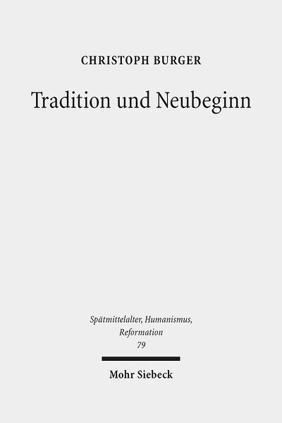 Wer Schriften Luthers mit denen spätmittelalterlicher Theologen vergleicht, stößt auf erstaunliche Kontinuitäten und Umbrüche. Immer von neuem fasziniert, wie Luther einerseits die Denkbewegungen spätmittelalterlicher Universitätstheologie, monastischer und mystischer Theologie aufnimmt und deren Ergebnisse für Laien verständlich macht und wie er doch andererseits durch seine radikale Konzentration auf Jesus Christus als den einen Mittler Theologie und Frömmigkeit inhaltlich neu orientiert. Christoph Burger entwirft in vierzehn Studien ein Bild Luthers als Mitglied seines Ordens, als eines Theologen, der den Menschen im Verhältnis zu Gott ganz auf Gnade angewiesen sieht, und als eines Auslegers von Marias Lobgesang. Luthers Aussagen über die rechte Furcht Gottes und die angemessene Liebe zu Gott und ein Beispiel der Berufung auf ihn werden dargestellt.