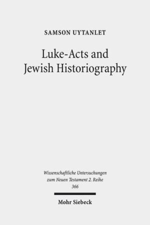 In this book, Samson Uytanlet states his observation that there is an unnecessary disjunction between Luke's theology and literature in previous studies on Luke-Acts: Luke's theology is typically studied in light of Jewish writings while Luke's literature is studied in relation with Greco-Roman works. The author shows that there are theological, literary, and ideological elements that ancient Greco-Roman and Jewish writings share which are also present in Luke's work. In areas where they diverge, however, Luke-Acts shows closer affinity to Jewish writings.