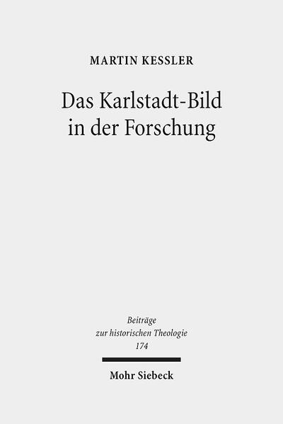 Andreas Bodenstein von Karlstadt (1486-1541) war der erste Wittenberger Kollege Martin Luthers, der akademisch und publizistisch für diesen eintrat. Zugleich war er der erste, der sich mit ihm überwarf. Entsprechend ambivalent wird seit jeher Karlstadts Bedeutung für die Reformation bestimmt. War er bei manchen der prototypische Verräter an der reformatorischen Einheit, wurde er bei anderen zur Identifikationsfigur für reformierte, kongregationalistische oder täuferische Elemente in der frühen Wittenberger Reformation. Martin Keßler unterstreicht die Dringlichkeit einer grundlegenden Revision des Karlstadt-Bildes, indem er die wesentlichen Beiträge zu Karlstadt seit dem 17. Jahrhundert schildert und die Hauptentwicklungen der historischen und theologischen Forschung des 19. und 20. Jahrhunderts untersucht.