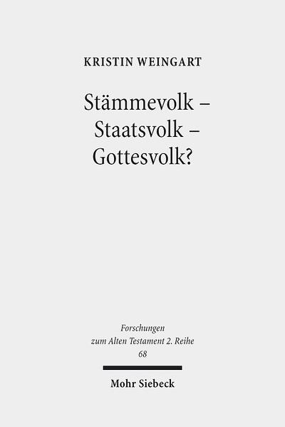 Was ist Israel? Kaum etwas scheint im Alten Testament selbstverständlicher und doch fallen die Antworten in der Forschungsdiskussion ganz unterschiedlich aus. Die Ursachen dafür liegen zum einen in den verschiedenen Verwendungsmöglichkeiten des Namens innerhalb der alttestamentlichen Texte, zum anderen in unterschiedlichen Hypothesen zur Basis eines israelitischen Gemeinbewusstseins. Gründet es im gemeinsamen JHWH-Glauben, in politisch-territorialen Gegebenheiten oder der Überzeugung einer gemeinsamen Abstammung? Hat es sich im Laufe der Geschichte Israels verändert? Kristin Weingart untersucht den Gebrauch des Israel-Namens im Alten Testament sowie die ihm zugrundeliegenden Israel-Konzeptionen. Sie zeigt, dass die soziale Konstruktion der Abstammungsgemeinschaft in vor- wie nachexilischer Zeit die Basis des israelitischen Gemeinbewusstseins bildete und hinter den verschiedenen Verwendungsweisen des Israel-Namens steht.