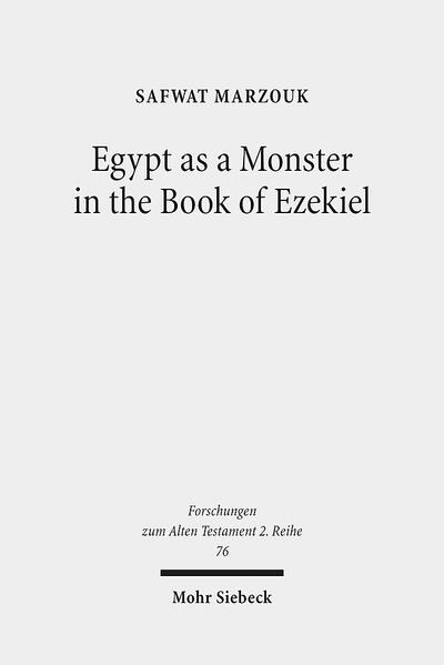 Appealing to Monster Theory and the ancient Near Eastern motif of "Chaoskampf," Safwat Marzouk argues that the paradoxical character of the category of the monster is what prompts the portrayal of Egypt as a monster in the book of Ezekiel. While on the surface the monster seems to embody utter difference, underlying its otherness there is a disturbing sameness. Though the monster may be defeated and its body dismembered, it is never completely annihilated. Egypt is portrayed as a monster in the book of Ezekiel because Egypt represents the threat of religious assimilation. Although initially the monstrosity of Egypt is constructed because of the shared elements of identity between Egypt and Israel, the prophet flips this imagery of monster in order to embody Egypt as a monstrous Other. In a combat myth, YHWH defeats the monster and dismembers its body. Despite its near annihilation, Egypt, in Ezekiel's rhetoric, is not entirely obliterated. Rather, it is kept at bay, hovering at the periphery, questioning Israel's identity.