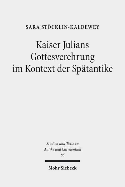 Die hohe Relevanz der Götter- und Glaubenswelt in den Schriften Julians ist unübersehbar. Seine kaiserliche Stellung und Biographie haben dem vielfach artikulierten religiösen Gedankengut seit jeher Beachtung verschafft, denn sie machen Julian zu einer Schlüsselfigur für das Verständnis der religiösen Kultur der Spätantike. In einer systematischen Analyse von Julians Gesamtwerk untersucht Sara Stöcklin-Kaldewey die Vorstellungen, die der Frömmigkeit des Kaisers zugrunde liegen, und erörtert ihre Kohärenz, Begründungen und Konsequenzen. Dabei werden wiederkehrende Motive und Problemstellungen sichtbar, anhand derer eine Verortung auf der geistigen Landkarte der Spätantike vorgenommen wird. Vielfach erweisen sie sich als repräsentativ für die religiösen Diskurse der Zeit, für die großen Fragen, mit denen sich christliche Denker, Philosophen und Vertreter der paganen Bildungselite auseinandersetzen.