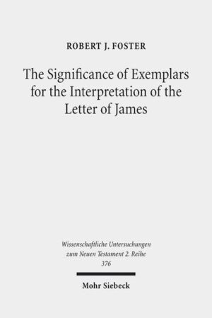 In this book, Robert J. Foster explores James' use of his four characters from Jewish history and tradition (Abraham, Rahab, Job and Elijah) and considers their collective as well as individual functions in the composition. He concludes that each of the four exemplars was tested to the extreme (albeit in very different ways) yet remained wholly-committed to God. By reason of that commitment each exemplar became an outsider in both their cultural and historical contexts. 'James' urges his audience to emulate these exemplars in their less extreme tests of daily life by rejecting the values of the world and living according to the reinterpreted Torah of Jesus Christ.