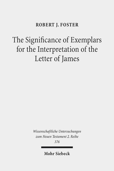 In this book, Robert J. Foster explores James' use of his four characters from Jewish history and tradition (Abraham, Rahab, Job and Elijah) and considers their collective as well as individual functions in the composition. He concludes that each of the four exemplars was tested to the extreme (albeit in very different ways) yet remained wholly-committed to God. By reason of that commitment each exemplar became an outsider in both their cultural and historical contexts. 'James' urges his audience to emulate these exemplars in their less extreme tests of daily life by rejecting the values of the world and living according to the reinterpreted Torah of Jesus Christ.