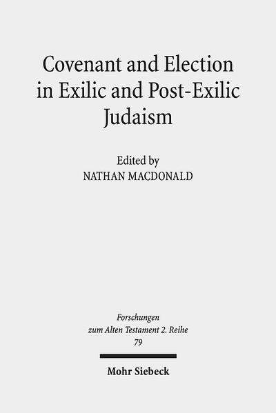 Covenant and election are two theological concepts that dominate the landscape of the Hebrew Bible. If they became the main structuring concepts of the Hebrew Bible, they were not so from the beginning. Their centrality was the result of their utilization by exilic and post-exilic scribes and tradents to focus Israel's traditions into a coherent structure as fitted the revelation of one God. The essays in this collection examine covenant and election across the biblical literature, from the priestly document through Deuteronomy to Jeremiah and the book of Chronicles. They show how the ideas were shaped and refined under the conditions of national disaster and rebuilding.