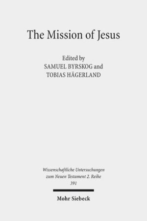 From the inception of critical Jesus research, the questions of Jesus' understanding of his authority and his aims have been central to this field of inquiry. Up to this day, scholars are making efforts toward resolving those questions. This volume is a collection of contributions that were originally presented at the second Nordic Symposium on the historical Jesus in Lund 2012. Researchers from Denmark, Finland, Norway and Sweden continue and broaden a conversation that was initiated in Turku 2010. The topics of Jesus' identity and aims are coupled under the concept of "mission," which includes his notion of being sent, the purposes that he aimed to fulfill, and the means of carrying out these purposes. Contributions to the volume discuss methodological problems, analyze proposals made in previous research, and suggest new understandings of various aspects of the mission of Jesus.