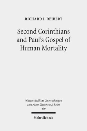 In this close reading of Second Corinthians and examination of prevailing attitudes toward death in Greco-Roman Corinth, Richard I. Deibert proposes Paul's physical mortality as the window through which to understand both the mystery of his collapsing authority in Corinth and the heart of his gospel. In his own experience of physical dying, Paul experiences the "deadness" of the resurrected Jesus, which paradoxically communicates life to him and through him to his congregations. Paul discovers that death has been transfigured into a source of life and, consequently, that human mortality has been infused with saving power. This study of human mortality clarifies, both for Paul's day and for our own, how crucial it is to guard the human person as an inseparable unity of body and soul, and to keep theology grounded in experience. Richard I. Deibert's work is of vital interest not only to students of early Christian and New Testament history, but also to students of anthropology, philosophy, and theology.