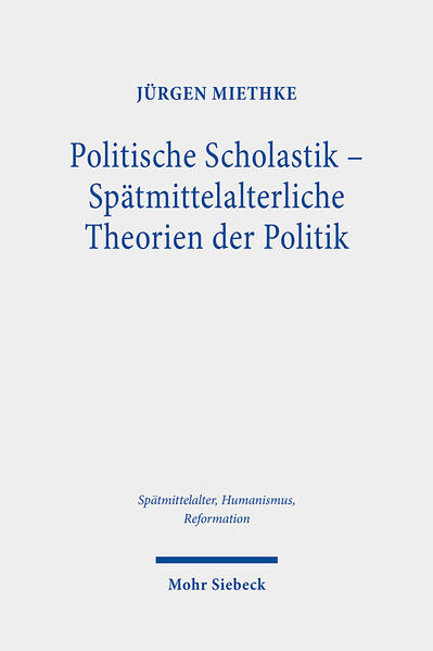 Dieser Band versammelt zwischen 1980 und 2018 erstmals erschienene Studien, die politiktheoretischen Traktaten der scholastischen Universität des Spätmittelalters gelten. Die wissenschaftlichen Experten legten ihre Texte als Resultat eigenen Nachdenkens vor, oder ihre Stellungnahmen wurden aus der politischen Praxis angefordert. Die einzelnen Texte sollen jetzt nicht in eine lineare Ideengeschichte des politischen Denkens eingegliedert werden, vielmehr soll ihr Hintergrund aus dem Bezug zu konkreten Konflikten deutlich hervortreten. Denn mit ihren Ratschlägen leistete die Scholastik einen fundamentalen Beitrag zur Formulierung und Legitimation politischer Interessen und damit zum Bewusstsein der Zeitgenossen. Die meist für die Außenwelt und nicht für die Hörsäle bestimmten Texte trugen dazu bei, eine "politische Öffentlichkeit" auszubilden, wie sie in der Neuzeit noch eine große Zukunft haben sollte.