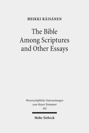 The essays by Heikki Räisänen (1941-2015) collected in this volume deal with a broad array of topics, ranging from early Christian identities to bibliodrama and other modern-day approaches to the scriptures. The exegetical studies in the first part explore issues related to early Christian eschatology, virginal conception, and Paul's complex argumentation about the Jews and their salvation in Romans 9-11. The essays on ancient and modern interpretations of the Bible in the second part pay special attention to ethical issues, address the "dark sides" of its reception, and discuss the biblical interpretations of Marcion and Joseph Smith. The third section comprises studies on the Bible and Qur'an, while the concluding chapter provides a comprehensive description of the Bible as scripture from a comparative perspective.