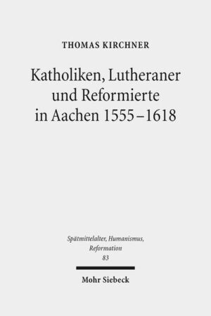 Thomas Kirchner untersucht Aachen als Kommune mit Anhängern dreier christlicher Konfessionsgruppen, welche dort zwischen 1555 und 1618 vorübergehend die Voraussetzung zur friedlichen Koexistenz schufen. Die Geschichte der "Aachener Wirren" fällt in eine Zeit der Konfessionskonflikte, in der Kämpfe zwischen Protestanten und Katholiken Aachen zwischen 1560 und 1614 destabilisierten, bevor die katholische Seite schließlich die Oberhand gewann. Kirchner analysiert die überraschend friedliche Kehrseite der Aachener Stadtgemeinde, die aus Katholiken, Lutheranern und Reformierten bestand. Auf der politischen Bühne, aber gerade auch in Zünften und Kirchen sowie im städtischen Alltag fanden die Aachener Handlungsalternativen zum Konfessionsfundamentalismus statt. Die Ergebnisse der Studie zeigen, wie konfessionelle Koexistenz in Städten während des Konfessionellen Zeitalters zu verstehen ist.