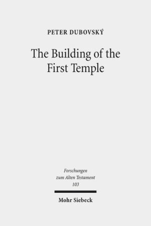 In this monograph Peter Dubovský explores the biblical and extra-biblical material in order to determine whether the pre-exilic temple underwent any reconstructions. The study of ancient Near Eastern material provides a background to how and why temples changed. The author's work is dedicated to the study of notes and comments spread over various parts of the Bible. He argues that there is enough evidence to prove that the pre-exilic temple of Jerusalem underwent important changes. What then can we say about 1 Kings 6-8 that attribute the construction of the temple in its full glory to Solomon? Thumbing through the commentaries on 1 Kings is sufficient to persuade even the most casual reader that the text is full of problems. The syntax is often incomprehensible, the grammar is unclear, and above all the different manuscripts disagree on the description of the first temple. Peter Dubovský's basic presupposition is that since the temple represented the most important building/institution in ancient Israel, it was only natural that the texts describing the temple underwent several redactions and were often glossed. He synthetizes the results and proposes a chronological development of the temple of Jerusalem as well as a minimalist version and also ventures to offer a more nuanced model. This conclusion, on the one hand, should be ultimately confronted with the results of archaeological excavation once they become available