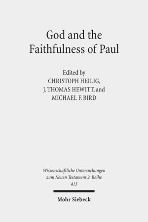 N. T. Wright's Paul and the Faithfulness of God is the culmination of his long, influential, and often controversial career-a landmark study of the history and thought of the Apostle Paul, which attempts to make fresh suggestions in a variety of sub-fields of New Testament studies. This volume brings together a group of international scholars to critically weigh and assess an array of issues in Wright's work, including methodology, first-century contextual factors, exegetical findings, and theological implications. In so doing, the volume's contributors bring these facets of Paul and the Faithfulness of God into dialogue with the current state of scholarship in both Anglophone and German contexts. It thus offers both a critical evaluation of Wright's accomplishment as well as an excellent overview of and introduction to issues that are hotly debated within contemporary Pauline studies.