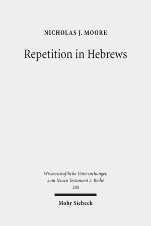 Repetition has had a chequered and often negative reception in Christian history, especially in connection with ritual and liturgy, and the Letter to the Hebrews lies at the heart of this contested understanding. Nicholas Moore shows that repetition in Hebrews does not operate in uniform contrast to the once-for-all death of Christ but rather functions in a variety of ways, many of them constructive. The singularity of the Christ event is elucidated with reference to the once-yearly Day of Atonement to express all-surpassing theological sufficiency, and repetition can contrast or coexist with this unique event. In particular, Moore argues that the daily Levitical sacrifices foreshadow the Christian's continual access to and worship of God. This reappraisal of repetition in Hebrews lays foundations for renewed appreciation of repetition's importance for theological discourse and religious life.