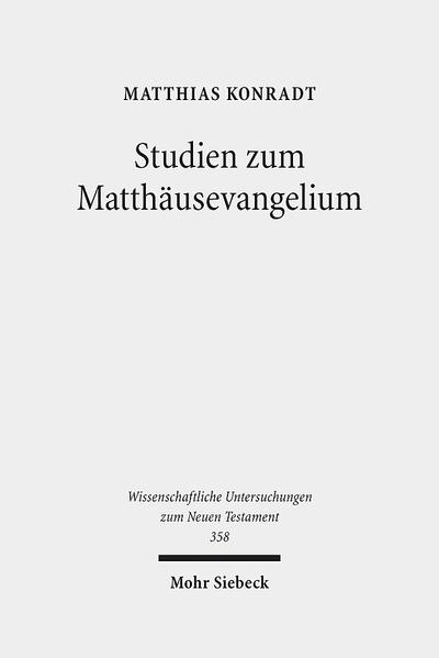 Der Sammelband enthält zwischen den Jahren 2003 und 2015 entstandene Aufsätze von Matthias Konradt zu Fragen der historischen Situierung des Matthäusevangeliums und der matthäischen Theologie. Die Aufsätze sind in drei Rubriken gegliedert. Im ersten Teil "Matthäus im Kontext" wird zum einen das Verhältnis der matthäischen Gemeinde(n) zum Judentum erörtert