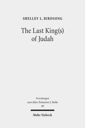 Zedekiah ben Josiah was the last king of Judah, and under his leadership, in 586 BCE, Jerusalem was destroyed. Interestingly, the Hebrew and Old Greek versions of Jeremiah present very different portrayals of Zedekiah, prompting a variety of literary and historical-critical questions. In this study, Shelley L. Birdsong uses a multi-critical approach to highlight the two unique characterizations of Zedekiah and address their relationship text- and form-critically. She argues that the Greek text depicts Zedekiah as a manipulative and mysterious Machiavellian prince, whereas the Hebrew presents him as a hesitant and kind king who metaphorically mirrors the fall of his capital. Following this literary comparison, the author employs several scholarly methods to substantiate the claim that the Hebrew text is a later edited text. Overall, she demonstrates the importance of doing character studies in Septuagint scholarship and using multiple methods to create a more comprehensive picture of biblical characters.