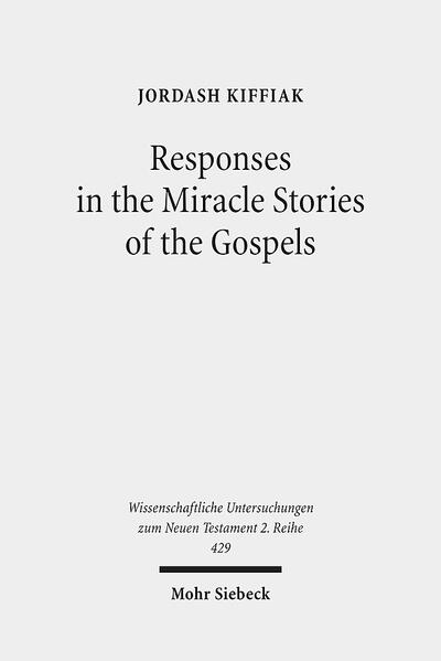 Jordash Kiffiak offers the first concentrated study of a motif ubiquitous in the miracle stories of the gospels, namely the descriptions of characters' speech, feelings, physical actions and the like in response to miracles. Conventional wisdom sees the response motif as a means of casting the miracle worker in a positive light. However, the author's narrative-critical analysis argues that within each gospel the motif is employed creatively in a variety of ways. Responses serve to characterize various individuals and groups, both positively and negatively, sometimes in a more complex manner. They also contribute to the development of the plot, both in the individual episode and in the larger narrative. At the same time, observing that a network of features in the responses is shared among the gospels, Kiffiak argues that there is a common oral tradition behind the miracle stories, originating among the early followers of Jesus in the Galilee and/or Judea.