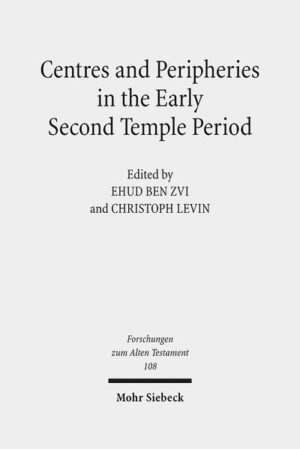 "Centre and periphery" frameworks have been particularly helpful for research on systems whose dynamics are strongly influenced by a substantially unequal distribution of qualities. But what can these frameworks, in all their present diversity and in their various "re-conceptualizations," contribute to the study of the early Second Temple period? The essays in this volume address this question through the prism of, for instance, the location of Jerusalem, diasporic communities, Torah, roles of temples and royal courts, Jerusalem/Gerizim, the Zion tradition, the universal kingdom of YHWH, the literary history of some texts, socio-linguistic choices, and gender.