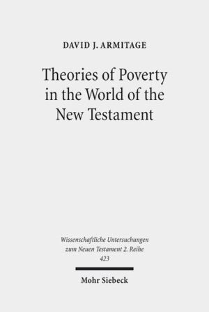 David J. Armitage explores interpretations of poverty in the Greco-Roman and Jewish contexts of the New Testament, and, in the light of this, considers how approaches to poverty in the New Testament texts may be regarded as distinctive. Explanations for the plight of the poor and supposed solutions to the problem of poverty are discussed, noting the importance in Greco-Roman settings of questions about poverty's relation to virtue and vice, and the roles of fate and chance in impoverishment. Such debates were peripheral for strands of the Jewish tradition where poverty discourse was shaped by narrative frameworks incorporating transgression, curse, and the anticipated rescue of the righteous poor. These elements occur in New Testament texts, which endorse wider Jewish concern for the poor while reconfiguring hope for the end of poverty around an inaugurated eschatology centred on Jesus.
