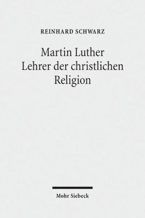 Luthers reformatorische Theologie gewinnt die häufig vermißte Geschlossenheit, wenn sie in der Perspektive der christlichen Religion betrachtet wird. Luther entdeckt das Wesen der christlichen Religion in dem einheitlichen neutestamentlichen Evangelium des Jesus Christus. Hat das Wirken Jesu sein Zentrum in der Predigt des Evangeliums von Gottes bedingungsloser Sündenvergebung, so gilt die apostolische Verkündigung dem gekreuzigten und auferstandenen Jesus Christus als dem Messias, durch den Gottes Heil für alle Menschen geschichtliche Wirklichkeit geworden ist.Reinhard Schwarz zeigt, dass die drei elementaren Faktoren von Tod, Sünde und Gesetz das Unheil des Menschen in seiner Gottesentfremdung bestimmen, aus der ihn das Evangelium befreit. "Eine äußerst bemerkenswerte Einführung in die Theologie Luthers!"Martin Schreiner in Theo-Web. Zeitschrift für Religionspädagogik 14 (2015), H.2, S. 348-349