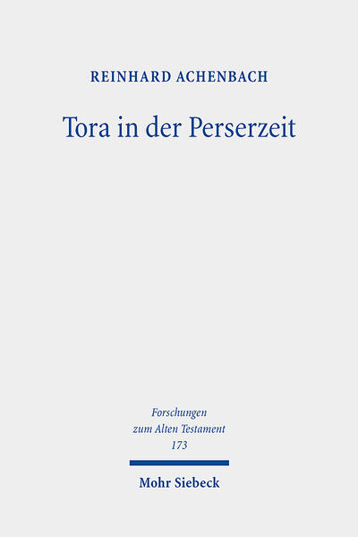 Reinhard Achenbach legt hier eine Sammlung von Studien zur Redaktionsgeschichte des Pentateuch, zur Entwicklung der Institutionen und zum Fremden- und Völkerrecht in der Schriftgelehrten Tradition Judas und des Zweiten Tempels während der Herrschaft der Perser (539-333 v. Chr.) vor. Er behandelt den Wandel des Gottesbildes, priesterlicher Institutionen, sakraler Ordnungen und Reinheitsgebote im Spannungsfeld zwischen dem Bestreben nach religiöser Autonomie der Kultusgemeinde und universalen Geltungsansprüchen des jüdischen Monotheismus.