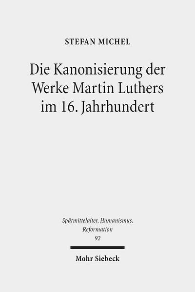 Nach Martin Luthers Tod musste seine reformatorische Arbeit bewahrt und an die nächste Generation weitergegeben werden. Innerhalb der Wittenberger Theologengruppe bestanden aber unterschiedliche Lutherdeutungen, die beispielsweise Nikolaus von Amsdorf oder Philipp Melanchthon vertraten. Stefan Michel untersucht hier erstmals den Umgang mit Luthers Werken als Kanonisierung der drei Medien Lutherbibel, Werkausgaben und Bekenntnis im 16. Jahrhundert. Vor allem anhand archivalischer Quellen werden die Entstehung und Wirkung der kursächsischen "Normbibel" von 1581, der konkurrierenden Wittenberger und Jenaer Lutherausgaben sowie die Konsolidierung des Bekenntnisses im Konkordienbuch nachgezeichnet. Wechselnde Träger der Kanonisierung, territoriale Schwerpunkte und theologische Anliegen geraten in den Blick, die das Lutherbild bis weit in die Gegenwart hinein bestimmten.