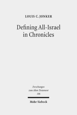 In this book, Louis C. Jonker considers more sophisticated and nuanced models for applying the heuristic lens of "identity" in the interpretation of the Hebrew Bible book of Chronicles. Not only does he investigate the potential and limitations of different sociological models for this purpose, but the author also provides a more nuanced analysis of the socio-historical context of origin of late Persian-period biblical literature by distinguishing between four levels of socio-historic existence in this period. It is shown that varying power relations were in operation on these different levels which contributed to a multi-levelled process of identity negotiation. Louis C. Jonker shows the value of the chosen methodological approach in his analysis of Chronicles, but also suggests that it holds potential for the investigation of other Hebrew Bible corpora.